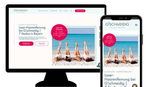 Website Geschmeidig Kunden Case